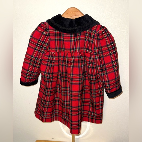 Little Bitty vintage girls plaid coat, size 24 mos, EUC - Picture 6 of 6